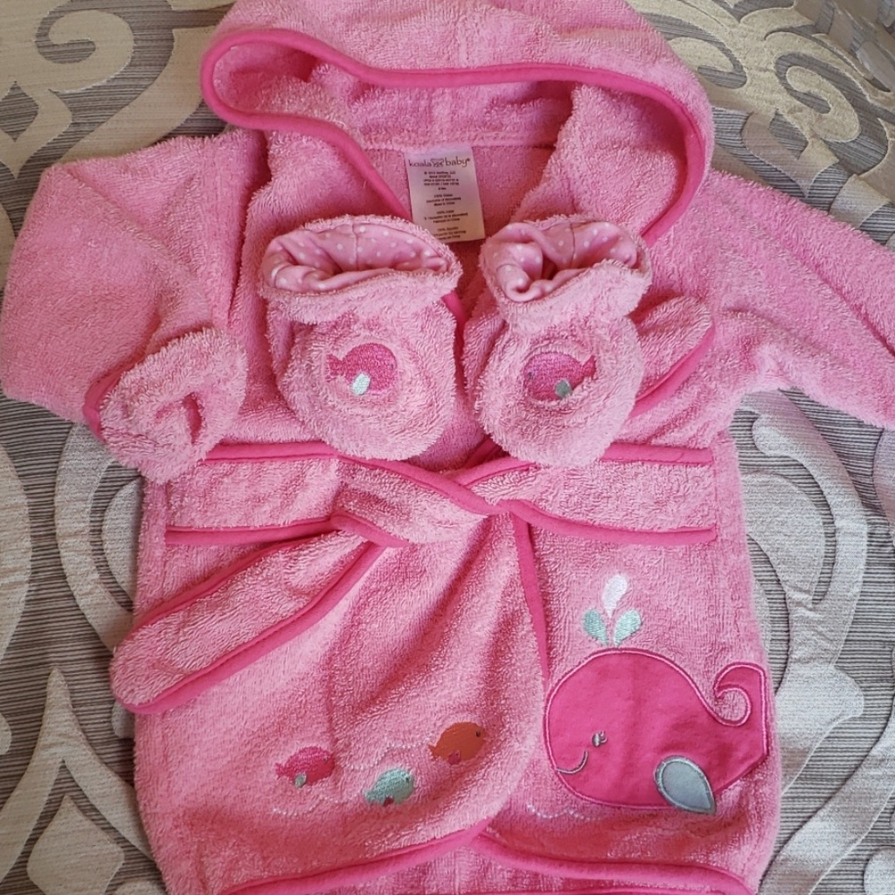 💞New Koala Baby Bath Robe and Slippers💞